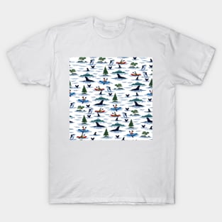 Orca Encounter Ditsy (Tiny) Print T-Shirt